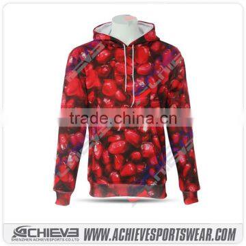 plain 100% polyester sublimation blank high quality hoodies