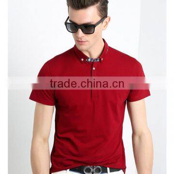 2016 Handsome Young Man Basic Blank Tshirt no Label pk Polo T-shirt photo-3