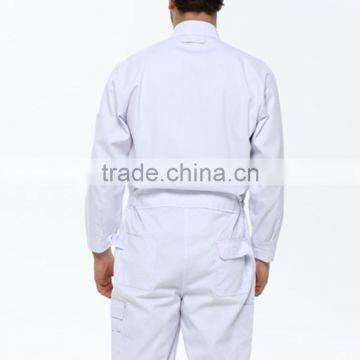 Custom China Manufacture White Jeans Overalls photo-3