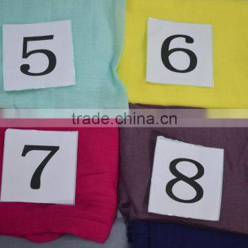 2017 Fashion Hot Popular Rayon Lady Summer Plain Solid Viscose Voile Scarf photo-5