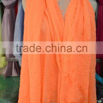 2016 Hot Stylish Lady Square Short Tassel Fringes Soft TR Cotton Scarf photo-3