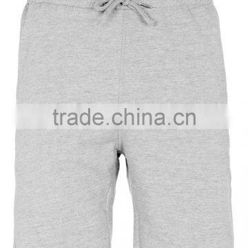 MGOO Hot Sale Raw Hem Sport Shorts Mens French Terry Cotton Shorts Plain Side Pockets Sweat Pants photo-2