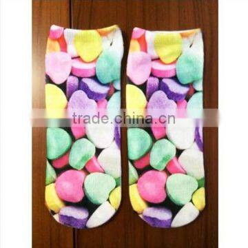 Custom Wholesale Sublimation Socks Manufacturer 3d Printed
