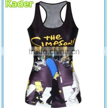 dri fit tank top fashion printing design