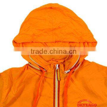 Fashion Men Nylon Solid Black Jacket for Spring photo-3