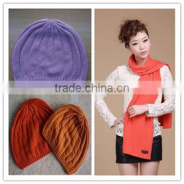 cashmere scarf and cashmere beanie hat