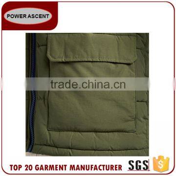 Hot Design Men'S Contrast Color Fashion Hoody Padded Quilting Jacket For Sale photo-6