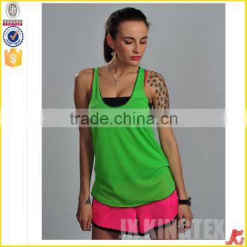 Latest Low Neck Ladies Fashion Singel Jersey Tops