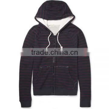 strip cotton hoodies jersey sweatshirt for men