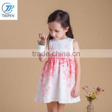 2017 Fashion Kids Dress Sleeveless Boutique Girls Casual Frock photo-2