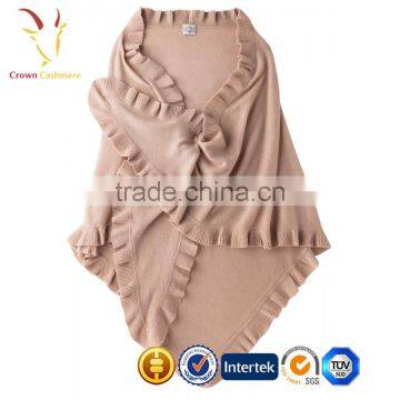 Long Poncho Beige Online Shawls