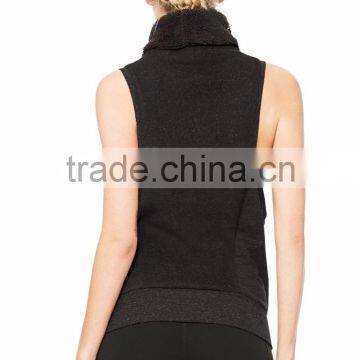 Yoga Frost Winter Vest in Black Heather Gym Singlets