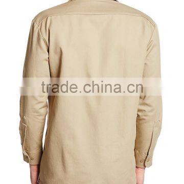 2017 Hot Sell New Design Men's Twill Long Sleeve Shirts Wholesale
