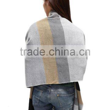 Fashion Winter Scarfs Casual Warm Women Grid Imitation Cashmere Scarves Brand Designer Shawls photo-5
