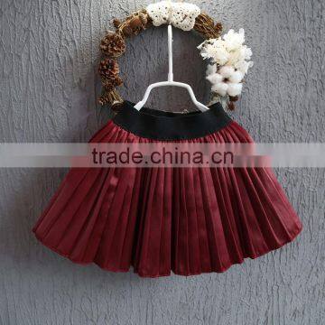 S15192A New Style Cotton Factory Price European Style Children Mini Skirts photo-3