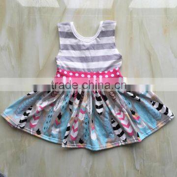 WY-018 baby girl summer dresses frock design party latest dresses online shopping