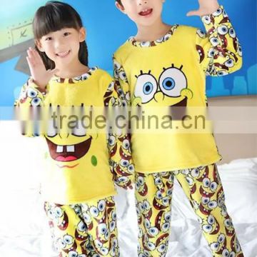 2015 Wholesale Flannel Children Pajamas