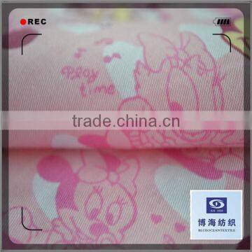 tc twill with digital fabric printing on fabric