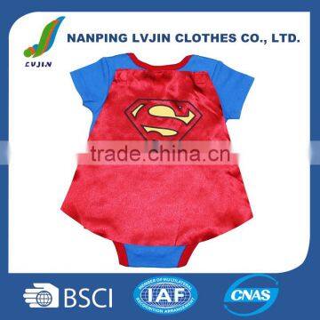 2016 Infant Cartoon Baby Clothing Boy's Spiderman Romper Spiderman Newborn Baby Rompers With Factory Price photo-2