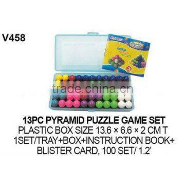 13PC PYRAMID PUZZLE GAME SET photo-3