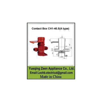 CH3-35Q ABB high voltage electrical insulated switchgear contact box,epoxy resin 40.5kv Three direct links shielding contact box,Screen shield epoxy insulating contact box