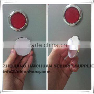 Red and Yellow 5cm Diameter Adhesive Reflector for Car photo-2