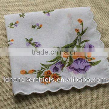 fresh flowers ladies' handkerchief