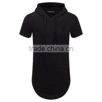 hip hop men's short sleeve hoodie xxxxl hoodies custom logo design in China factory