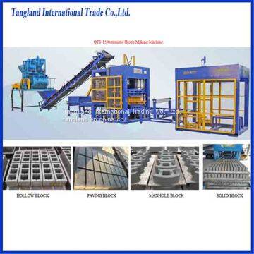 Qt8-15automatic Block Making Machine/ Brick /Block Machine/Concrete Block /Hollow Block /Automatic Block/Automatic Cemen