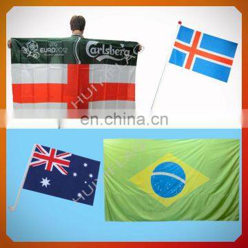 Cheap Price With Best Quality Polyester Brasil Body Flag 2014 World Cup Flag