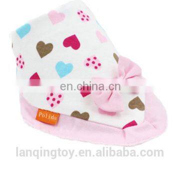 Cute Baby Triangle Scarf Cotton Baby Bandana Rice Pocket Bib