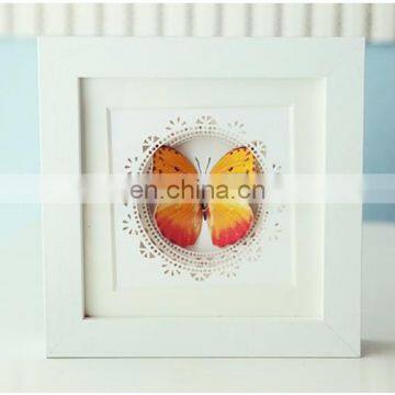 New Arrival Wedding Party Home Decoration 3D Butterfly Wooden Photo Frame