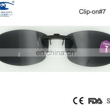 polarised lens sunglass clips