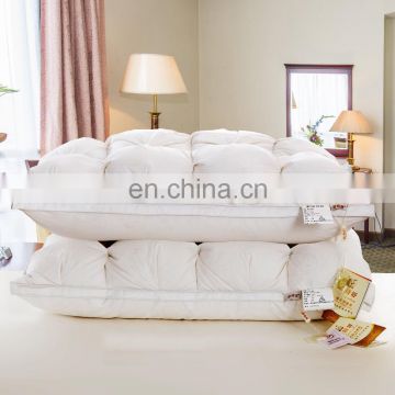 best quality home-textile down pillow in 100% cotton cover