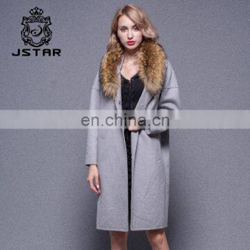 Top Grade Fashion Women Winter Wool Coat Lady Cashmere Winter Coat photo-5