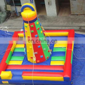 colorful inflatable climbing wall, portable climb wall ,inflatable rock climbing wall