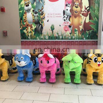 HI coin operated walking animal rider for mall