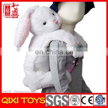 rabbit plush kids plush animal bag school bag backpack