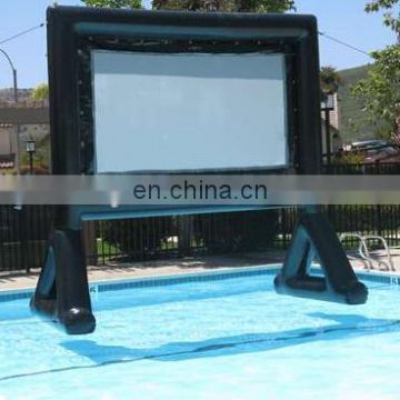 inflatable swimming pool movie screen / infatable movie screen pool /inflatable movie screen