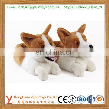 Corgi Slippers Plush Animal Slippers