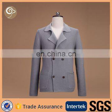 With button women knitted cashmere coat