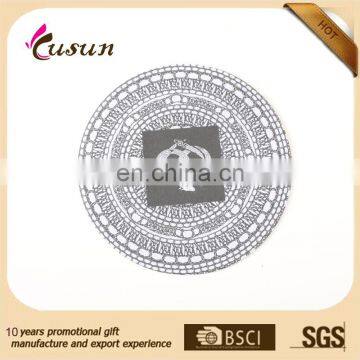 China manufacture eco-friendly paper coaster,waterproof printed paper drink coaster