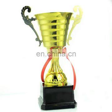 Custom Gold Bowl Trophy Cup With Wooden Base photo-2