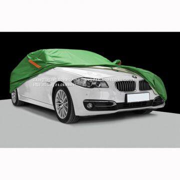 Green 190T polyester car covers