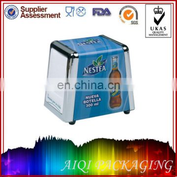 Tissue dispenser tin box