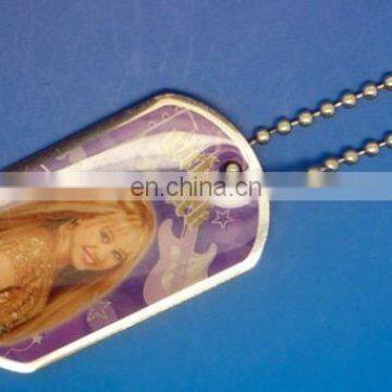 manufacturer wholesale custom cheap metal dog tag with chain