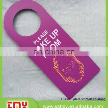 Custom Design Soft Pvc Door Hanger for Hotel photo-2