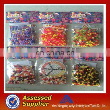 Wholesale Personalized DIY Plastic 3mm 5mm Fused Beads Educational Hama Perler Beads plastic perler beads