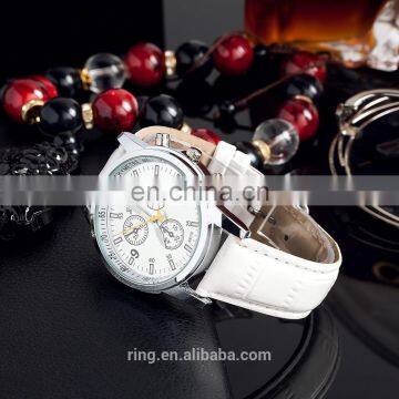 Fashion Men Luxury Male Business Leather Strap Wrist Watch photo-5