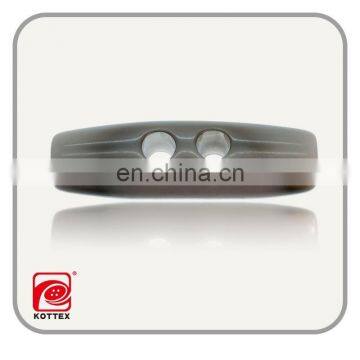 Nickle Free Customized 4CM - -5CM Shinny Grey Color Barrel Resin Polyester Toggle Used In Europe photo-2